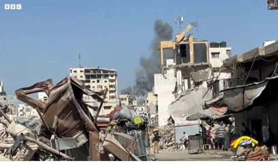 Casualties from Israeli strikes overwhelm Gaza City medics