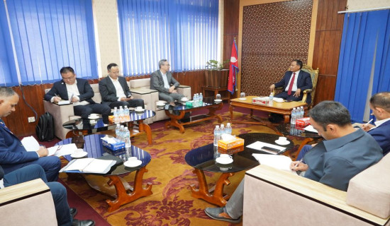 Chinese ambassador calls on Minister Ghising