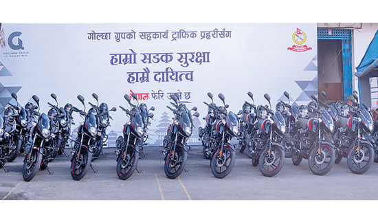 Golchha Group donates 20 bikes to Traffic Office as part of CSR
