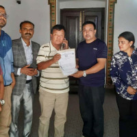 Pokhara-Mugling road blacktopping in full swing