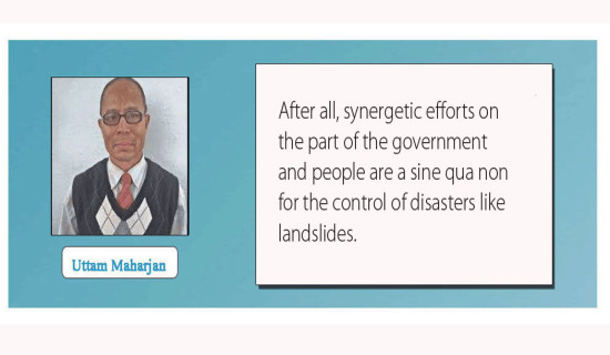 Engage Locals To Control Landslides