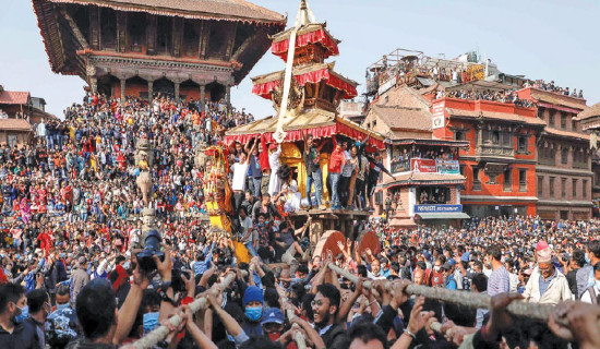 New 'living goddess' Aryatara enthroned at Kumarighar