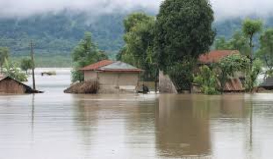 Over thousand individuals impacted by flooding, inundation in Saptari