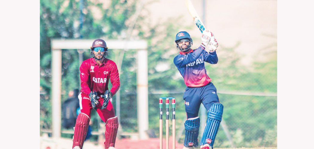Nepal clinch 16-run win over Qatar