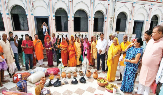 Kojagara marked at Janaki Temple