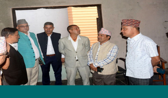 Chief Minister Pandey observes damaged government offices