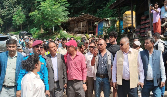 Post-disaster relief and reconstruction government's top priority: Minister Ghising