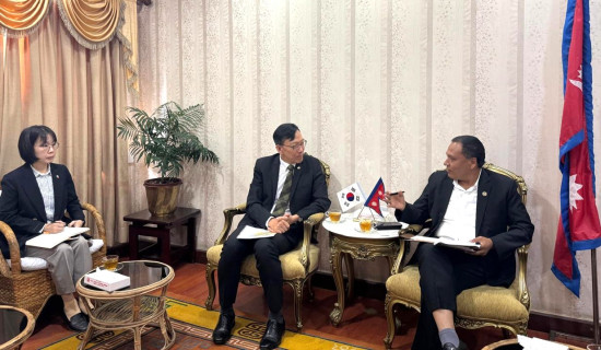 Minister Ghising requests for South Korean support in hydropower production