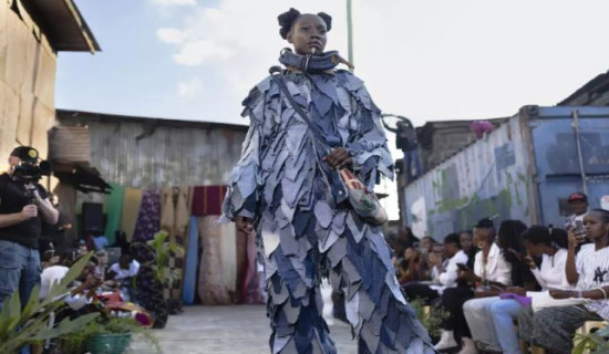 Kenyan designers transform used clothes into art