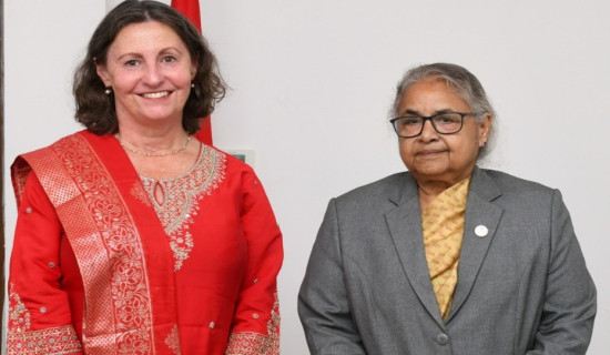Australian ambassador Johnston calls on PM Karki