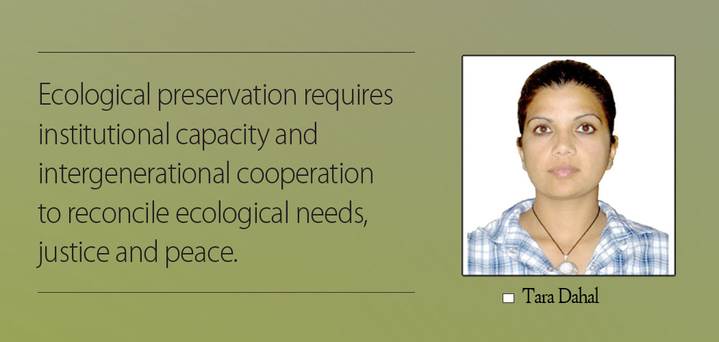 Ecological Ethics Vital For Peace