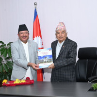 PM Prachanda observes NA parade (photo feature)