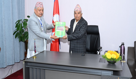 Commission submits annual report to President Paudel