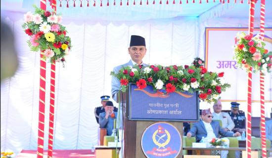 Minister Aryal unveils achievements of first month in office