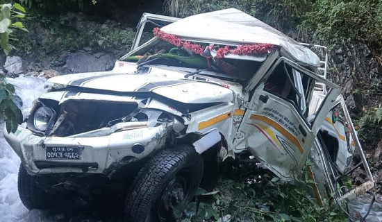 Darchula jeep accident: Vehicle owner dies, search underway for driver