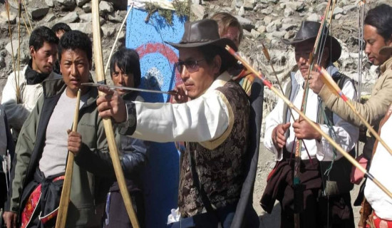 Nepal participates in Traditional Archery competition