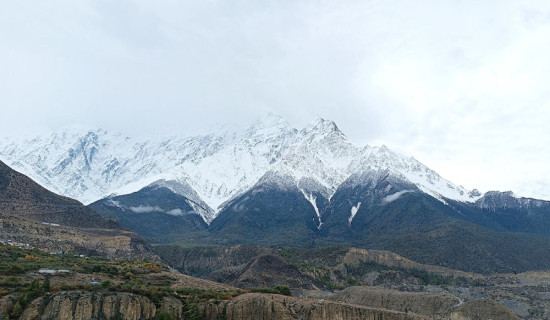 Nilgiri Mountain after snowfall