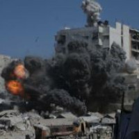 Gaza children searching for food to keep families alive