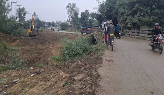 Construction of a Four-lane bridge on Nepalgunj-Gulariya road