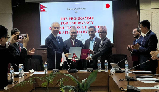 Japan provides Rs 2.6bn grant to Nepal for emergency rehabilitation of Sindhuli Road