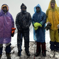 Visitors crowd up in Palanchowk temple