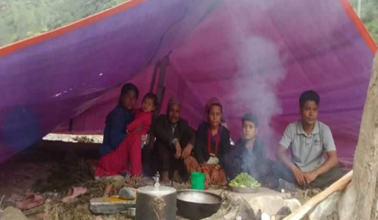 Disaster-hit families of Bajura fear harsh winter
