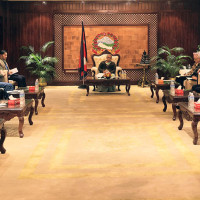 Chinese ambassador calls on Speaker Sapkota