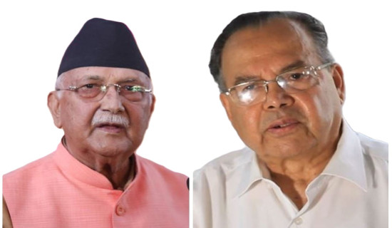 Chair Oli, senior leader Khanal discuss unity