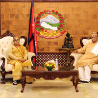 PM Karki consults with key stakeholders to resolve issues of cooperative victims