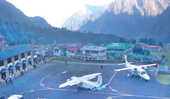 With rising tourists, Lukla witnesses over 160 flights a day