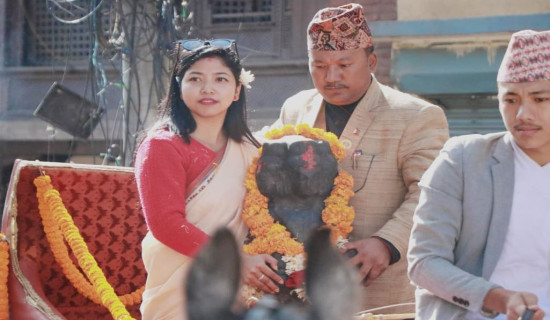 Idol reinstalled in Jay Bageshwari's  Brahma Temple