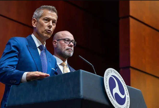 US to cut flights at 40 airports if shutdown doesn't end, transportation secretary warns