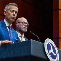 Rescuers run oxygen to survivors in Indonesia school building collapse that buried dozens