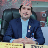 Former PM Bhattarai holds discussions with various political groups