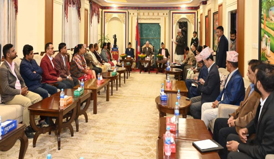 Democracy's strength lies in conversation, not conflict: President Paudel
