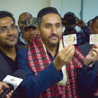 Trekking trail built on the route to Dhaulagiri Base Camp