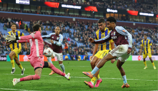 Aston Villa beat Maccabi Tel Aviv in fraught Europa League match