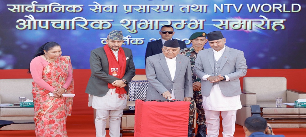 Role of media crucial to create election environment: President