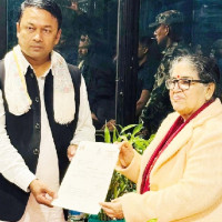 Minister Karki not happy with  work progress