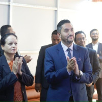 Minister Karki not happy with  work progress