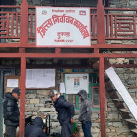 Nepane village in Gorkha looks deserted