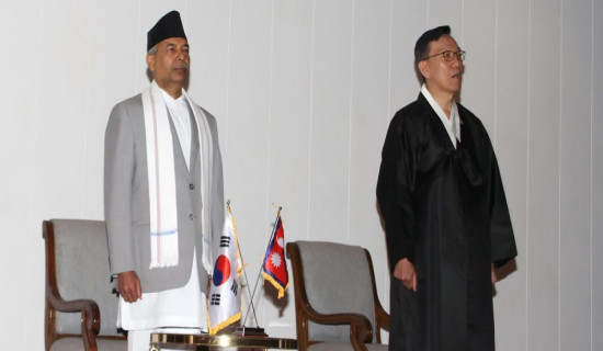 Vice President Yadav attends reception ceremony