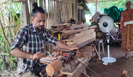 Mahara making good income from woodcraft learnt from watching YouTube