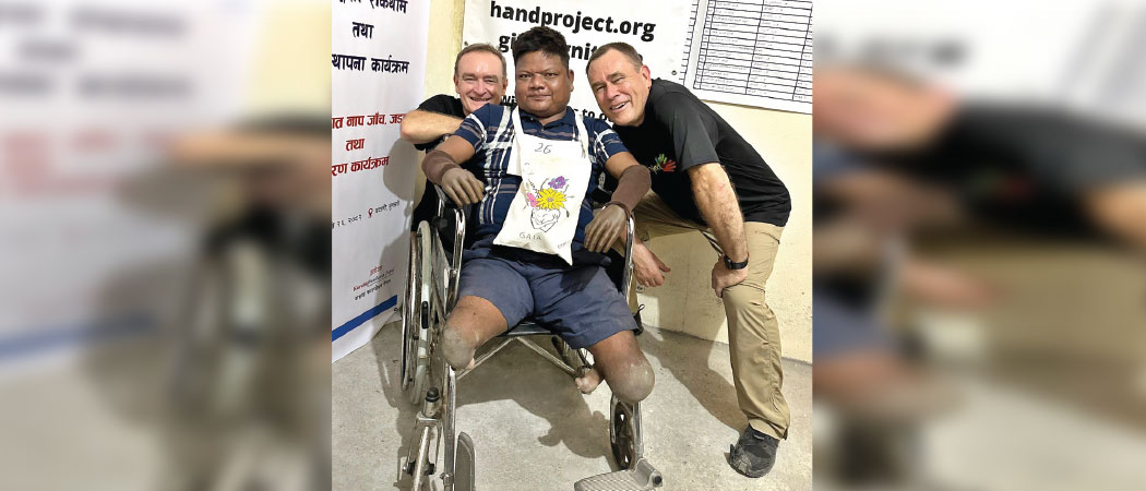 Kame tool aids numerous handless Nepalis