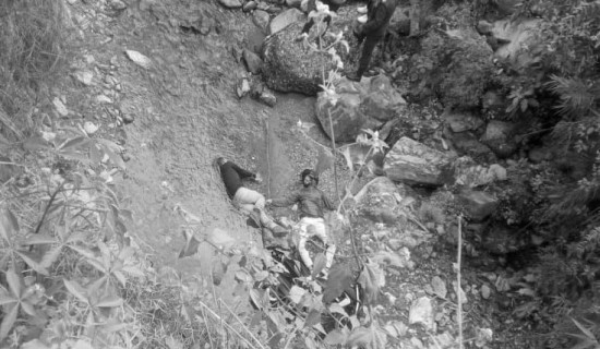 Two dead in Bhimphedi road mishap