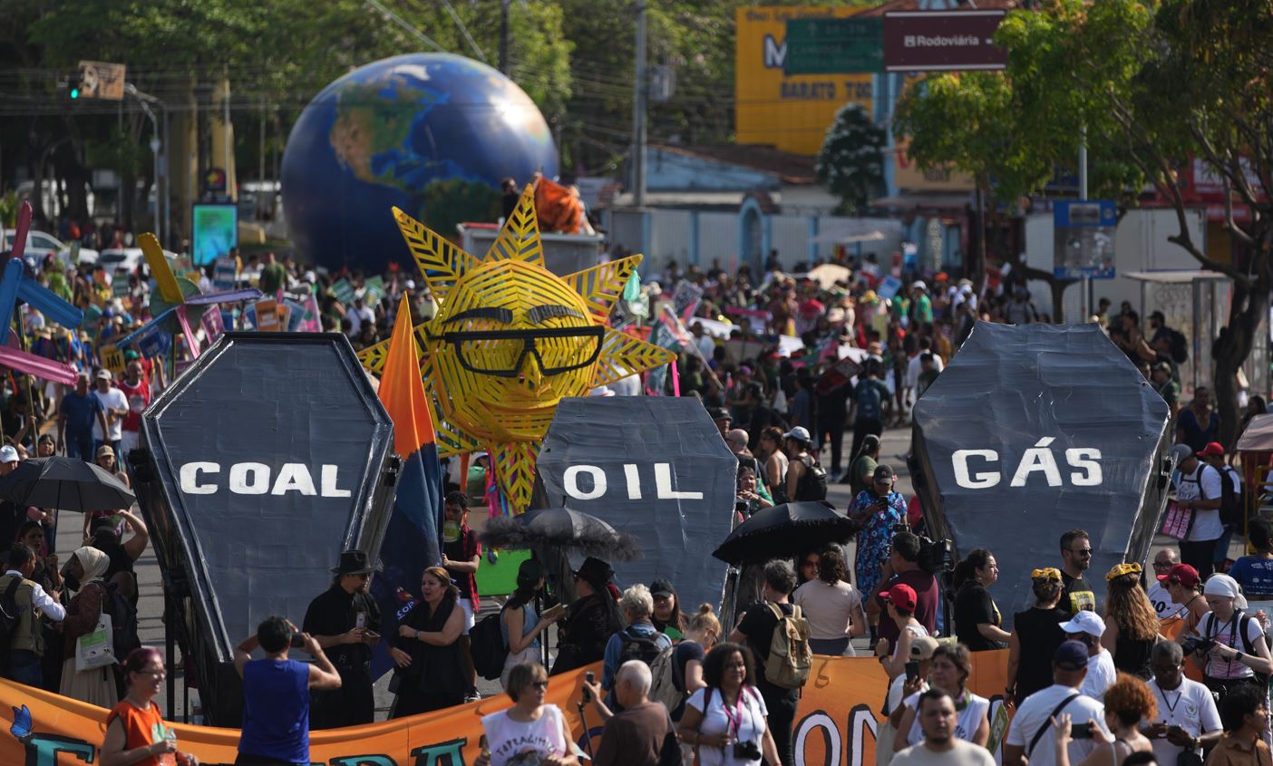 Climate protesters demand to be heard as they march on COP30