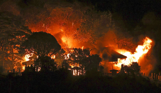 Fire damages 170 homes in Japan