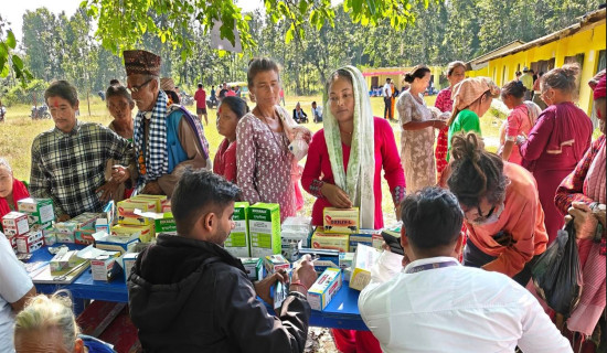 Health camp in remote Pipaldamar benefits locals