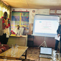 Military musician performs on world's coldest stage