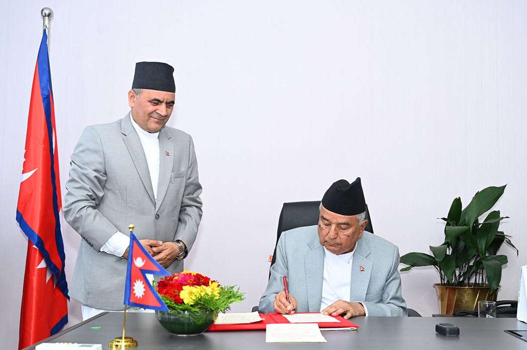President Paudel issues Nepal Special Service (Second Amendment) Ordinance